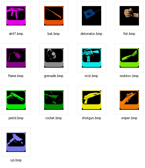 HD Weapon Icons para GTA 4