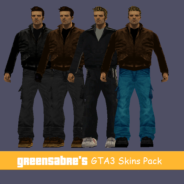 The GTA Place - GTA3 Casual Skins Pack