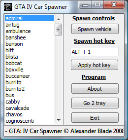 car spawner gta iv