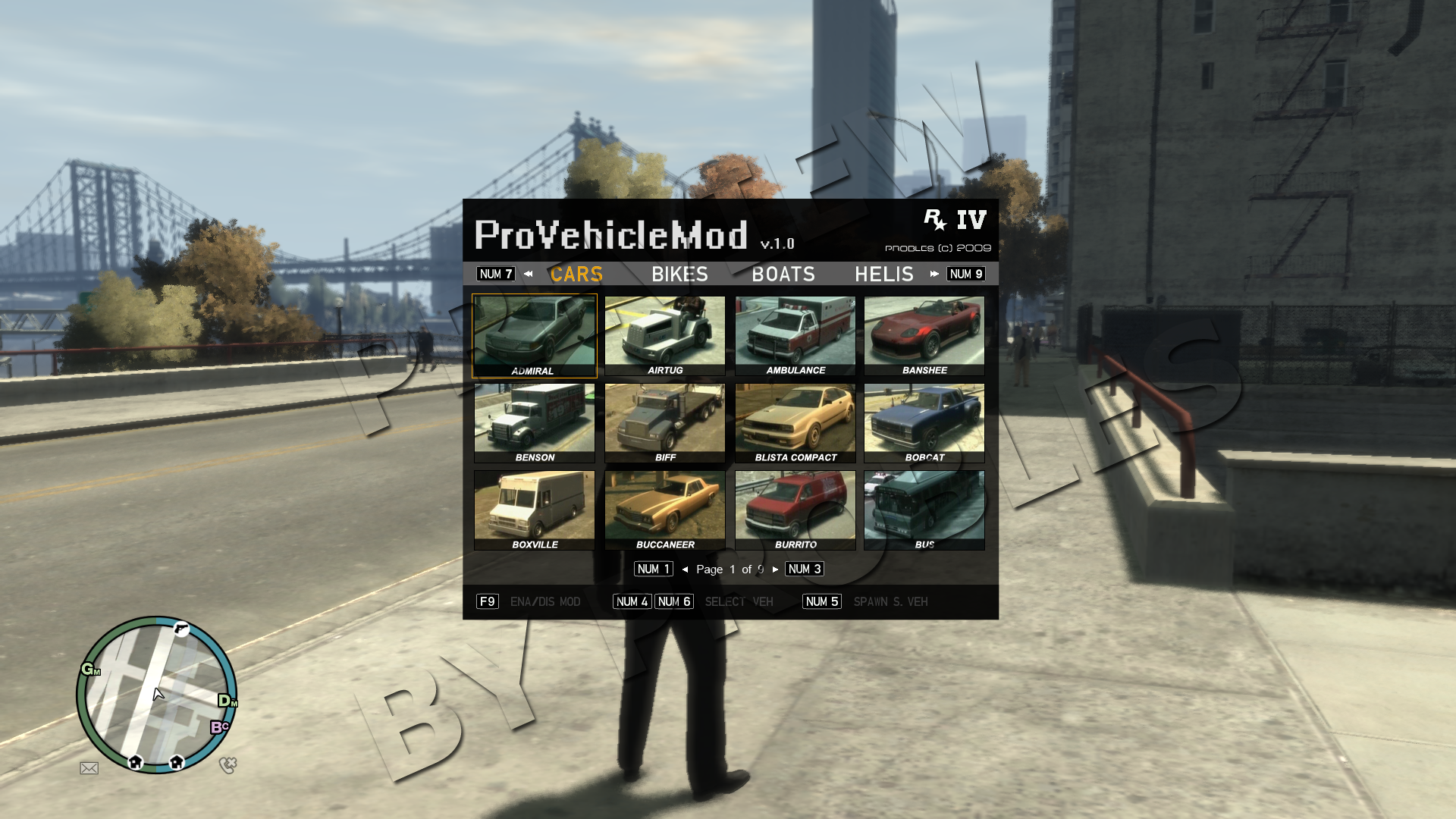 gta 4 cars list