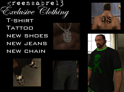 The GTA Place - Greensabre13 Exclusive Clothing