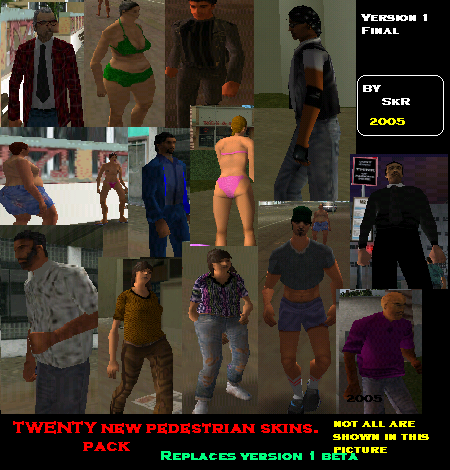 gta vice city pedestrians